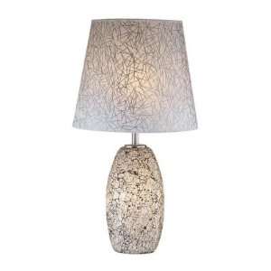  Calix White Glass Table Lamp