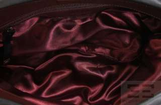 Jill Stuart Black Leather Ruched & Tassel Detail Clutch  