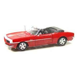  1968 Chevrolet Camaro SS 396 Convertible 1/24 Red Toys 