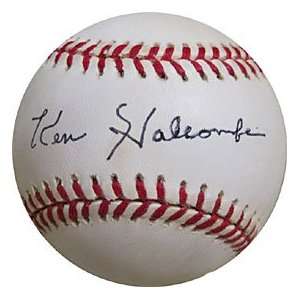  Ken Holcombe Autographed / Signed Baseball Sports 