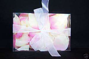 SILK ROSE PETALS FOR FLOWER GIRL BASKETS  