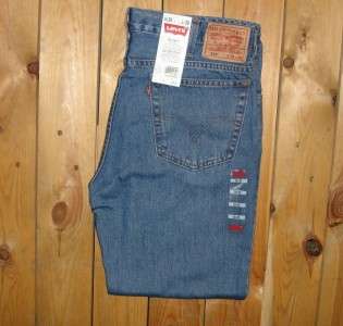 Levis $70 Mens 516 Slim Fit Medium Stonewash Jeans  