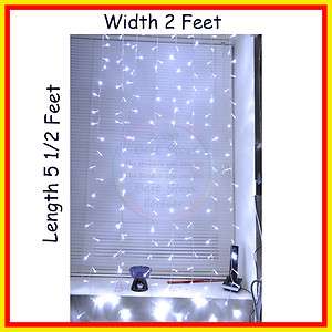200 Led Light Curtain String Lighting Wedding Christmas Party Holiday 