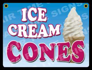 ICE CREAM CONE SIGN Concession Trailer,Stand,Restaurant  