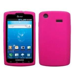  Silicone Skin Jelly Case   Pink For Samsung Captivate i897 