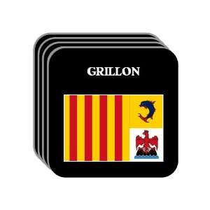 Provence Alpes Cote dAzur   GRILLON Set of 4 Mini Mousepad Coasters