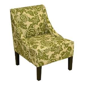 Moss Canary Swoop Arm Chair