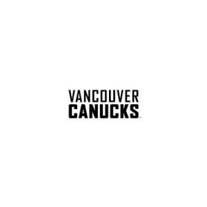  VANCOUVER CANUCKS TEAM NHL 13 WRITING LOGO WHITE VINYL 