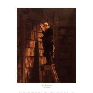  Bookworm   Poster by Carl Spitzweg (10x12)