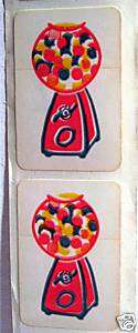 Gumball Machine Flip Top Old Cigarette Lighter Stickers  