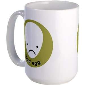  Bad Egg Humor Large Mug by  