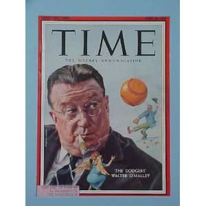 Malley Brooklyn Dogers April 28 1958 Time Magazine Fabulous Beautiful 