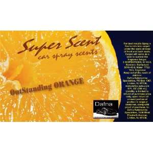  Super Scent Orange Car Spray scent 8 oz. with Pump Sprayer 