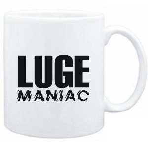 Mug White  MANIAC Luge  Sports 