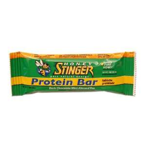Honey Stinger 10g Protein Bar Dark Chocolate Mint(box of 15 1.5oz bars 
