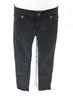 STEFANEL Black Cotton Straight Leg Jeans Pants Sz 6  
