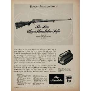  1968 Ad Steyr Mannlicher Rifle Model SL Stroeger Arms 
