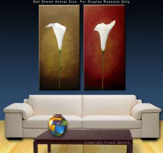 CALLI LILY CONTEMPORARY ABSTRACT PAINTING   ART by FAZ  