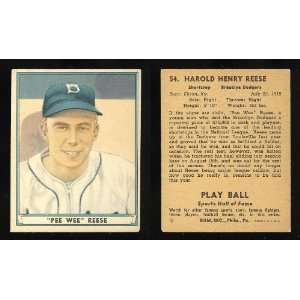   1941 Play Ball Pee Wee Reese Rookie BOOKS @ $655.00