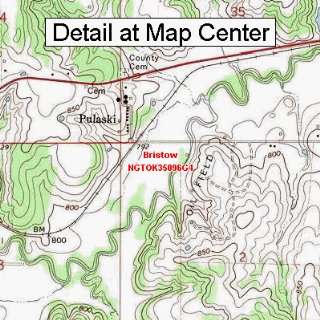   Map   Bristow, Oklahoma (Folded/Waterproof)