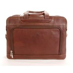  Tony Perotti Napoli Laptop Zip Around Briefcase in Brown 