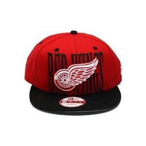 New Era Step Above Detroit Red Wings Snapback Hat Red. Size  