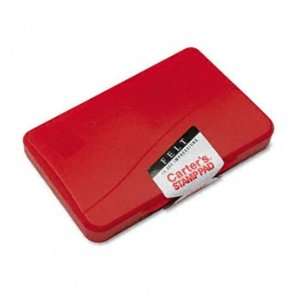  Carters 21071   Felt Stamp Pad, 4 1/4 x 2 3/4, Red 