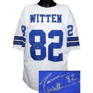  Jason Witten Uniform   White Prostyle Hologram   Autographed NFL 