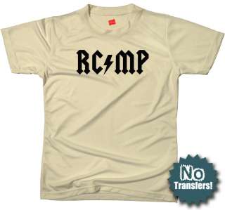 RCMP Rock Canadian Police Cop Law Enforcement T shirt  