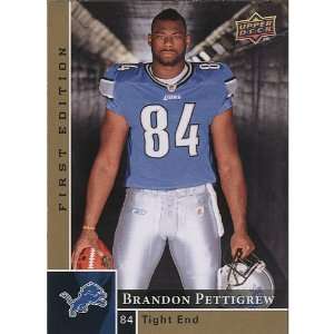   Detroit Lions Brandon Pettigrew 2009 Trading Card