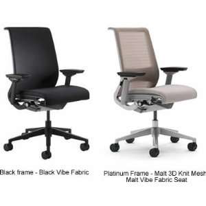  Steelcase Think 465 Work Malt Chair, 3 D Knit Back, Fixed 