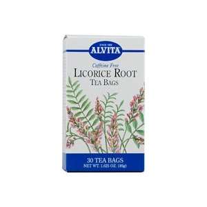 Alvita Licorice Root Caffeine Free   30 Tea Bags  Grocery 