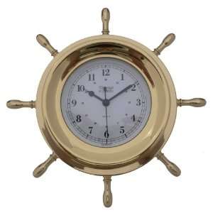  Weems & Plath Ships Wheel Collection Quartz Clock Sports 