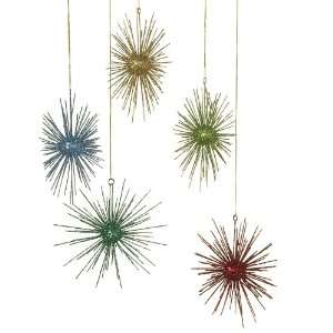  Starburst, Christmas Ornaments (5 assorted)