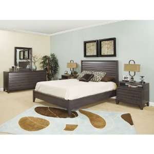  Saint Martin Louvered Headboard and Footboard   King