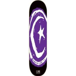  Foundation Og Star Moon Purple Deck 7.87 Skateboard Decks 