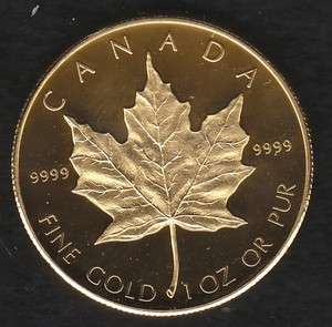 1989 Proof Gold Maple Leaf in Capsule  