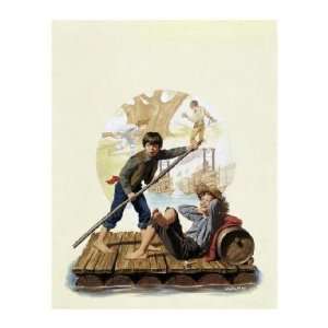  Walter Popp   Huckleberry Finn Giclee