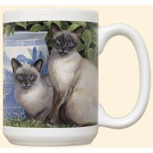  Siamese Cats Coffee Mug with Quote