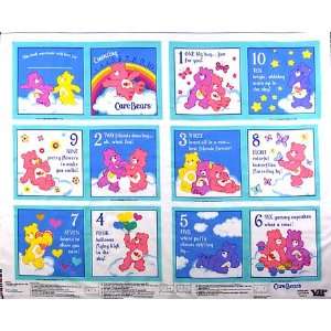  Care Bear Counting Story Book Panel Toys & Games