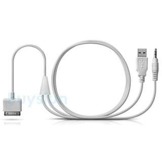 5mm Audio Line out+Usb Dock Cable for iphone ipod  