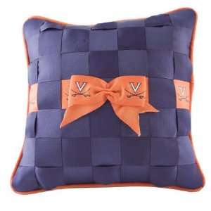  Virginia Cavaliers Bow Pillow