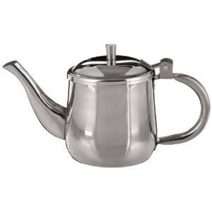 Adcraft GNP 10 10 oz Capacity, Heavy Stainless Steel Gooseneck Teapot 