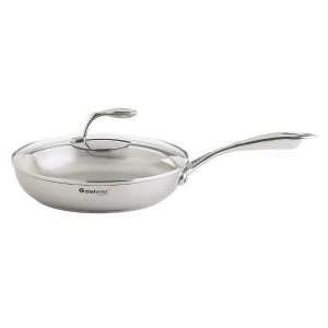   11/28 cm Stainless Steel Frying Pan with Cover 