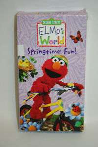 Elmos World, Springtime Fun, VHS 074645418131  