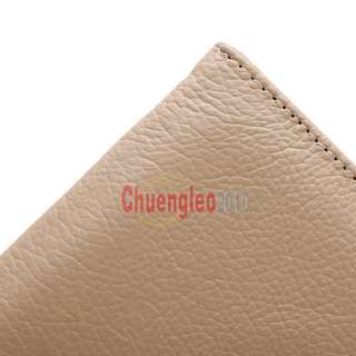 leather bifold lady women s long wallet card check purse