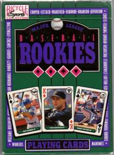 1993 Bicycle MLB ROOKIES Playing Cards Complete Deck  