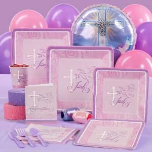 Lets Party By CEG Faithful Dove Pink Confirmation Standard 