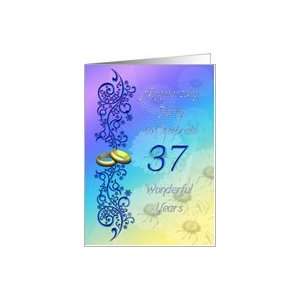  37 years Anniversary Party card Card Health & Personal 