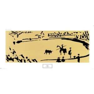 Corrida   Poster by Pablo Picasso (32 x 12) 